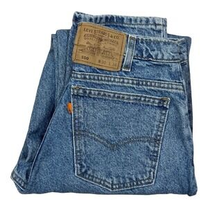 Levis 90s 550 orange tab MOM Jeans tapered leg high rise size 30